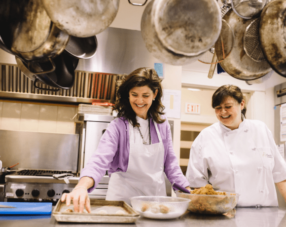 Canuck Place kitchen volunteer