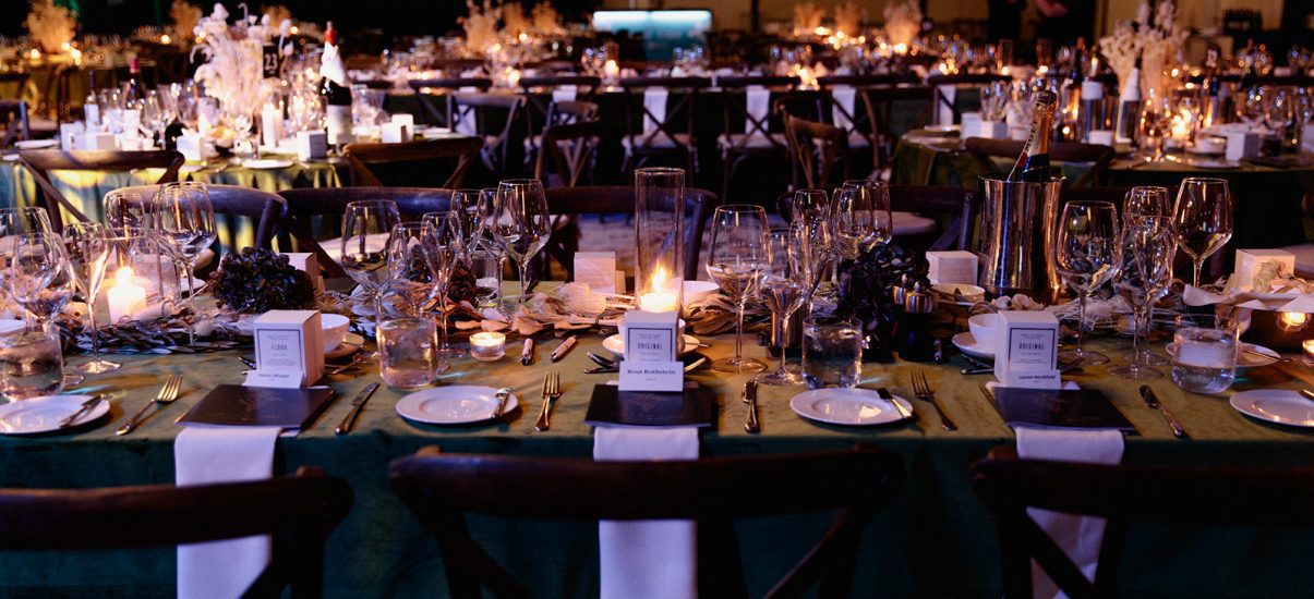 Tables at the Gift of Time gala