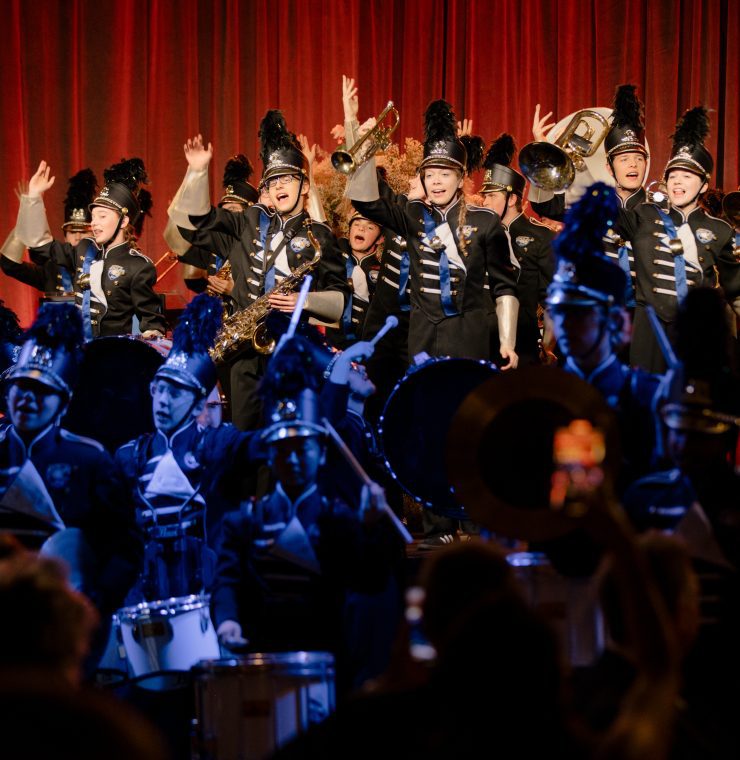 MEI Screaming Eagles Marching Band at Gift of Time