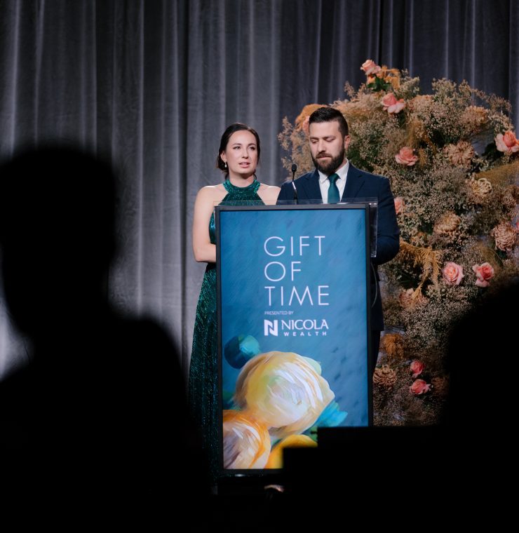 Canuck Place family speakers at the Gift of Time Gala