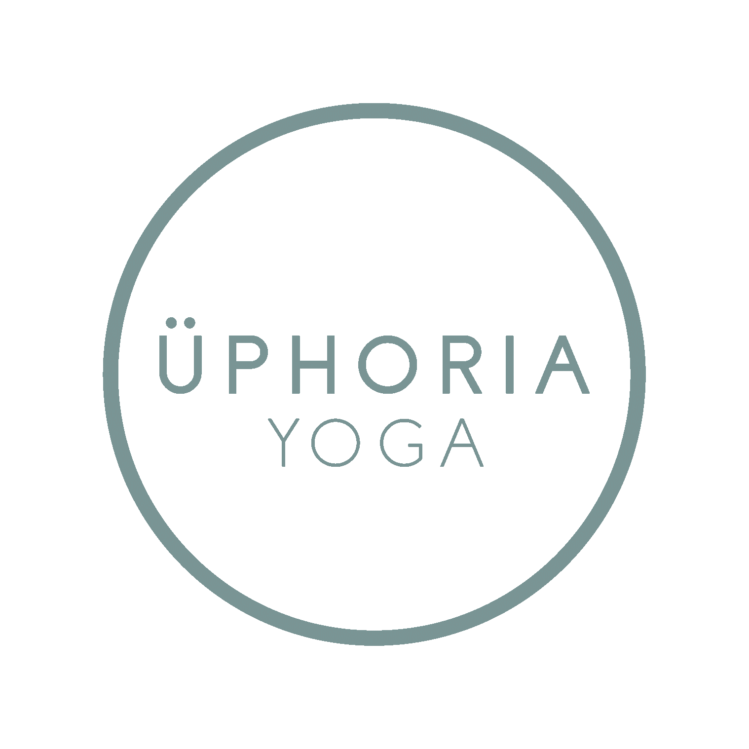 Uphoria yoga studio logo