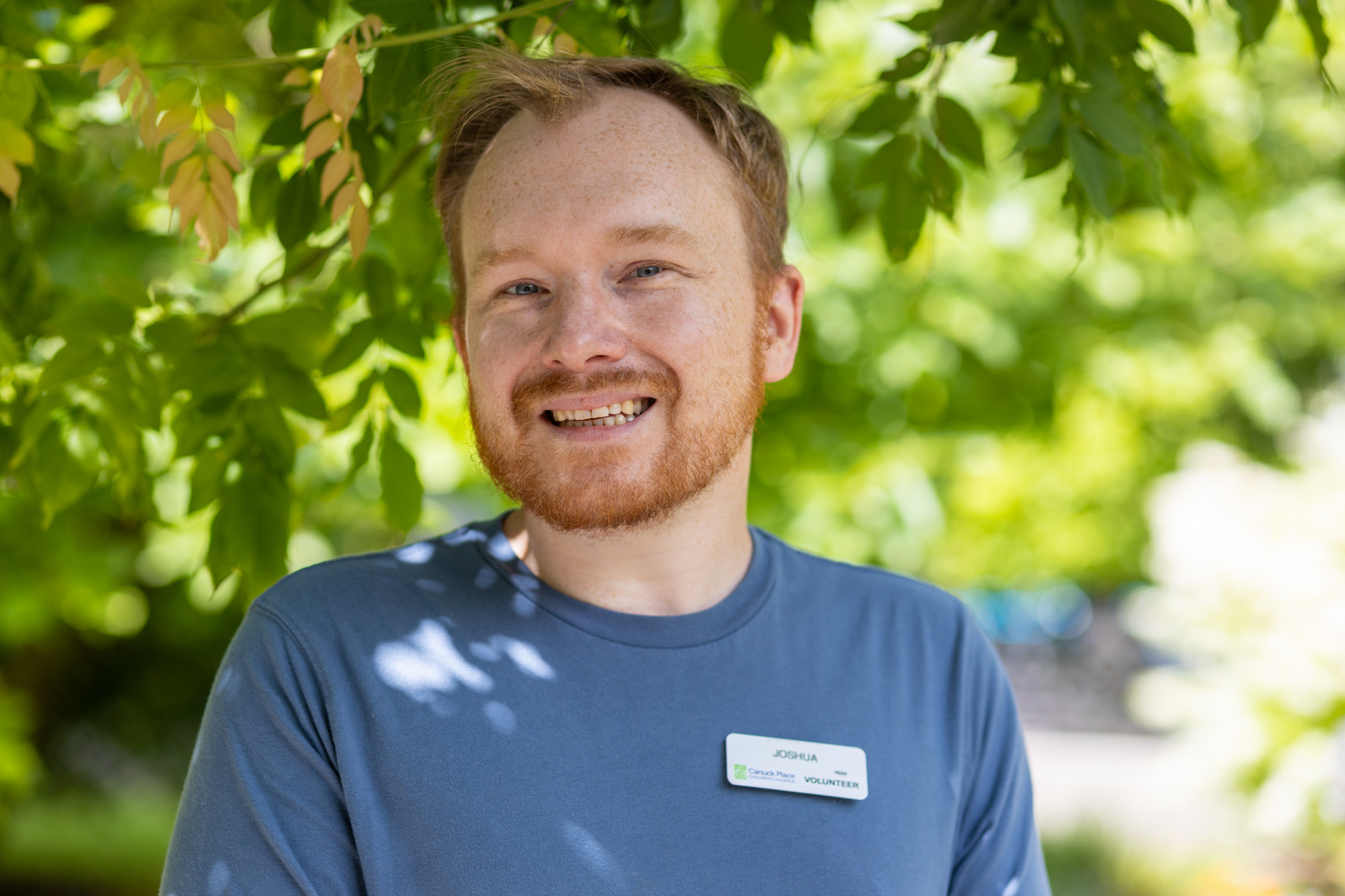 Canuck Place volunteer Josh Green