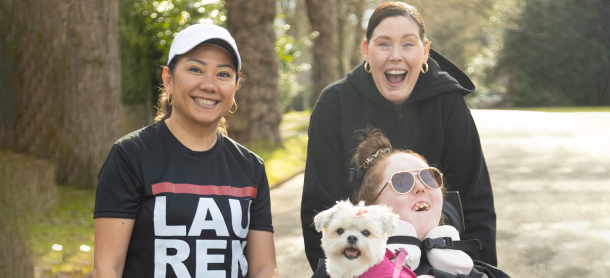Aubrey Delima, Cherie Ehert and Charlie-Anne