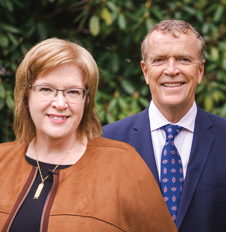 Denise Praill Canuck Place CEO and Bob Smart Canuck Place board member