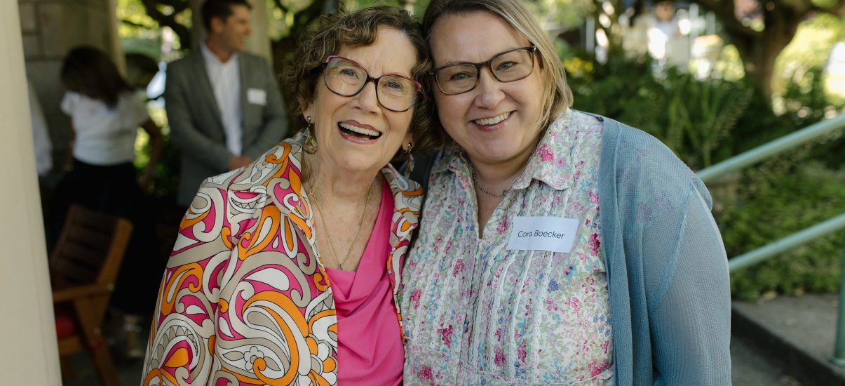 Merle Rector and Cora Boecker, Canuck Place Volunteers