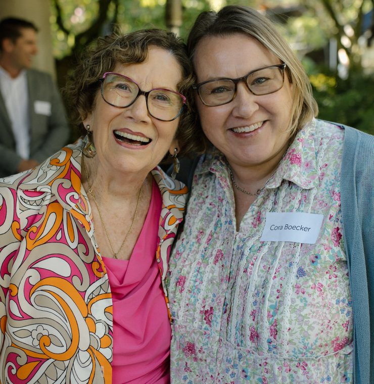 Merle Rector and Cora Boecker, Canuck Place Volunteers