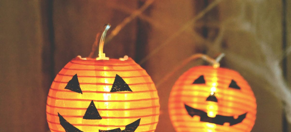 Lit up jackolantern