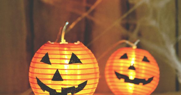 Lit up jackolantern